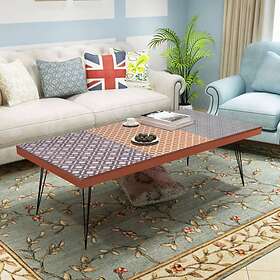 Best pris på vidaXL Coffee Table 120x60x38 cm Brown Sofabord - Sammenlign priser Prisjakt