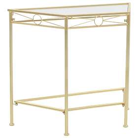 vidaXL Side Table Vintage Style Metal 87x34x73 cm Gold