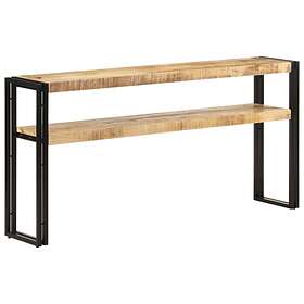 vidaXL Console Table 150x30x75 cm Rough Mango Wood