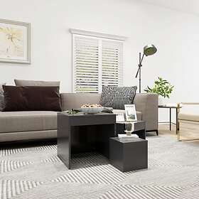 vidaXL Nesting Tables 3 pcs Grey Chipboard