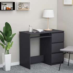 vidaXL Desk Grey 90x45x76 cm Chipboard