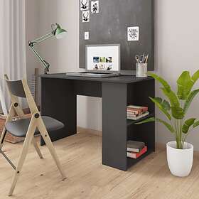 vidaXL Desk Grey 110x60x73 cm Chipboard
