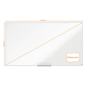 Nobo Impression Pro Emalj Magnetic Whiteboard 188x106cm