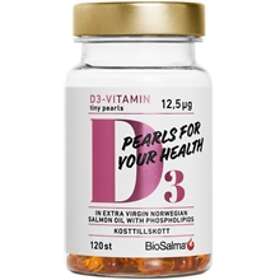 Biosalma Vitamin D3 12,5mcg 120 Kapslar