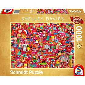 Schmidt Vintage Toys Shelley Davies Puzzle 1000 Palaa