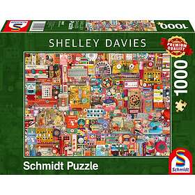 Schmidt Vintage Haberdashery Shelley Davies Puzzle 1000 Palaa