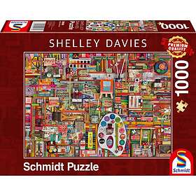 Schmidt Vintage Artist’s Materials Shelley Davies Puzzle 1000 Palaa