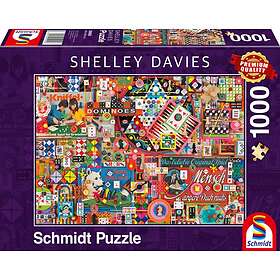Schmidt Vintage Board Games Shelley Davies Puzzle 1000 Bitar