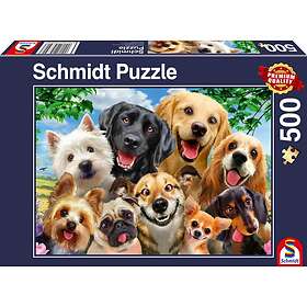 Schmidt Dog Selfie Puzzle 500 Bitar