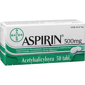 Bayer Aspirin 500mg 50 Tabletter