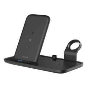 Deltaco 2-in-1 QI Wireless Charger QI-1036