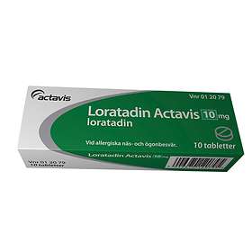 Loratadin 10mg 10 Tabletter