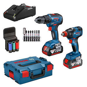 Bosch GDX 18V-200 + GSR18V-55 (2x4.0Ah)