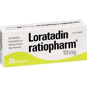 Ratiopharm Loratadin Ratiopharm 10mg 28 Tabletter