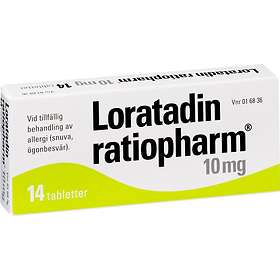 Ratiopharm Loratadin Ratiopharm 10mg 14 Tabletter