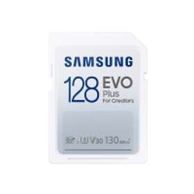 Samsung Evo Plus 2021 SDXC Class 10 UHS-I U3 V30 130MB/S 128GB