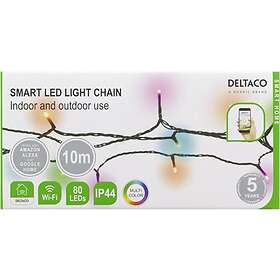 Deltaco Smart RGB LED Valoketju 80L (10m)