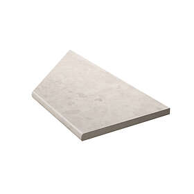 Bricmate Klinker Z Norrvange Light Grey Inner Corner Right 30x60cm