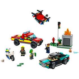 LEGO City 60319 Brandslukning Og Politijagt