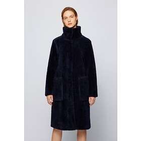 Hugo Boss Relaxed-Fit Teddy Coat (Dam)