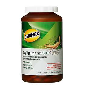 Gerimax Daglig Energi 50+ 240 Tabletter