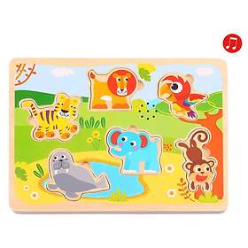 Tooky Toy Ljudpussel Djur