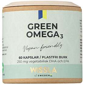 Wissla of Sweden Vegan Friendly Green Omega-3 60 Capsules
