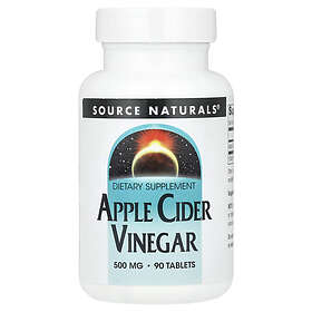 Source Naturals Apple Cider Vinegar 500mg 180 Tabletter