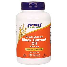 Now Foods Double Stranght Black Currant 1000mg 100 Kapslar