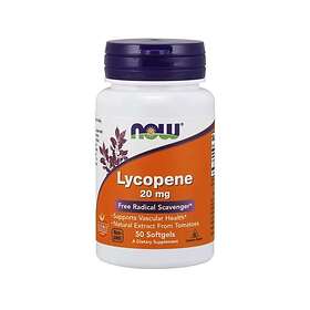 Now Foods Lycopene 20mg 50 Kapslar