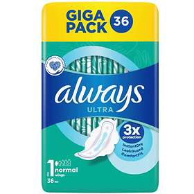 Always Ultra Normal Size 1 Wings (36-pack)