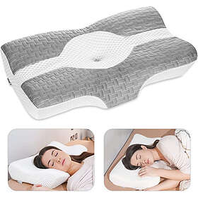 Elviros Cervical Contour Memory Foam Pillow for Neck Pain Orthopedic
