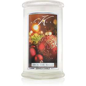Kringle Candle Large Classic Jar 2 Wick Deck The Halls