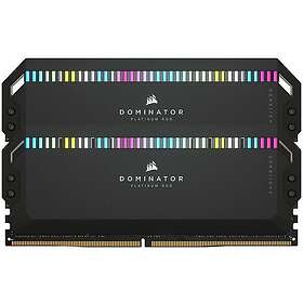 Corsair Dominator Platinum RGB Black DDR5 6200MHz 2x16Go (CMT32GX5M2X6200C36)