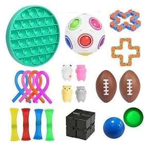 Pop It Fidget Set 21 Pack - Hitta bästa pris på Prisjakt