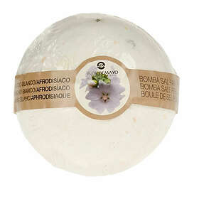 Flor De Mayo Effervescent Salt Musc Blanc Aphrodisiac Bath Bomb 250g