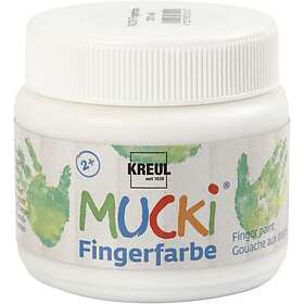 Kreul Mucki Fingerfärg Vit 150ml