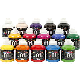 lobby officiel At redigere Best pris på A-color Glossy Akrylmaling Set 15x500ml Hobbymaling -  Sammenlign priser hos Prisjakt