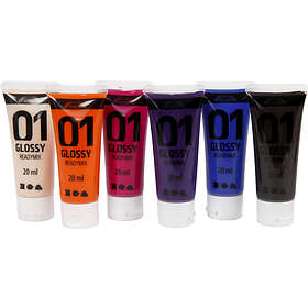 A-color Glossy Akrylfärg Set 6x20ml