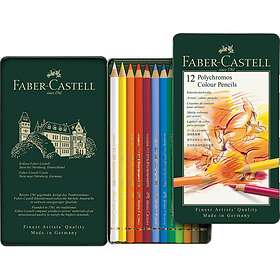 Faber-Castell Polychromos Colour Pencils Fargeblyanter 12st
