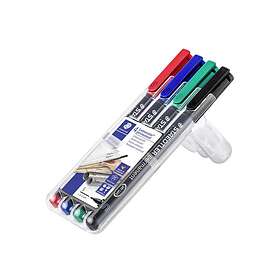 Staedtler Lumocolor Permanent S Märkpennor 4-pack