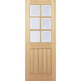 LPD Mexicano Solid Core Unfinished 6L Clear Bevelled Glazing 1981x686mm