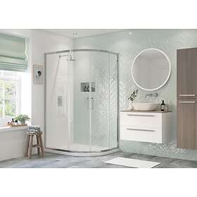 Reflexion Classix Framed 2 Door Offset Quadrant 900x760mm