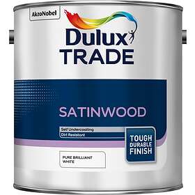 Dulux Trade Satinwood Brilliant White 2.5l