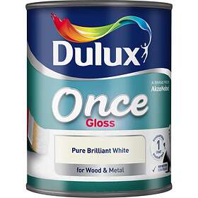 Dulux Once Gloss Pure Brilliant White 0.750l