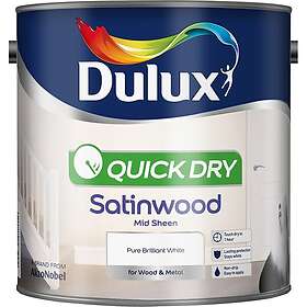 Dulux Trade Quick Dry Satinwood Brilliant White 2.5l