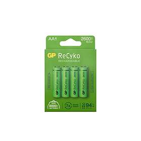 GP Batteries ReCyko AA 2600 mAh 4-pack