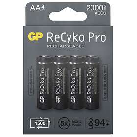 GP Batteries ReCyko Pro 2000 mAh 4-pack