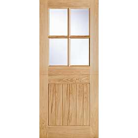 LPD Cottage Oak External Door Stable 4L Clr DG 1981x762mm
