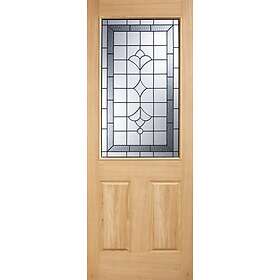 LPD Winchester Oak External Door Part L 1L Obscure DG 2032x813mm